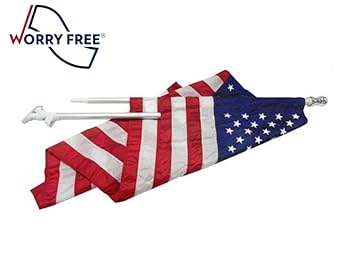Amazon.com : 3x5' Worry Free US Flag Super Set- includes